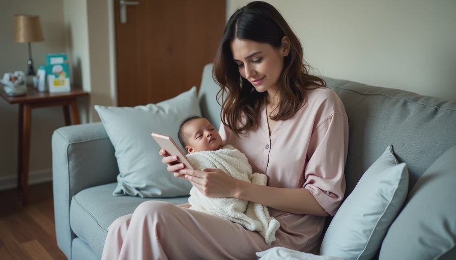 What I Wish More New Moms Knew About "Falling Behind"